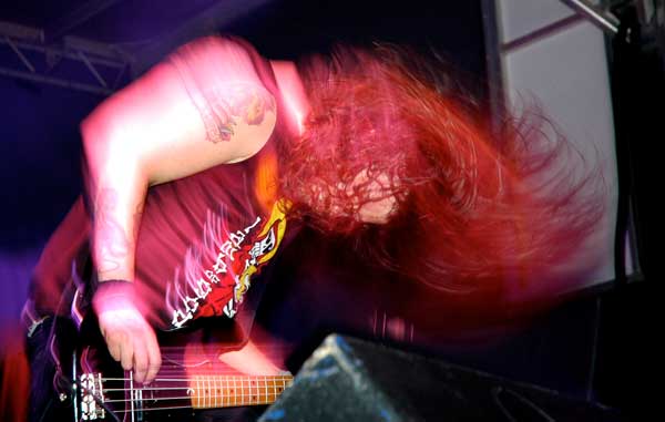 cramjam-4 Ten Second Epic's guitarist rocks out on stage for the band's final song of the evening. (Alicia-Rae Light photo)