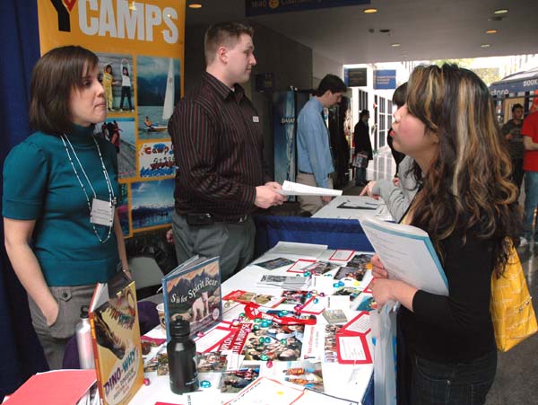 ymca_venue The YMCA was one of the many employers that visited the Richmond campus for Career Day, looking for students interested in both full-time and volunteer positions.