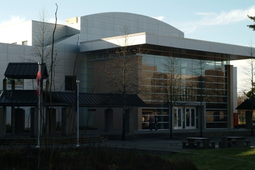 dscf0099 Building A is now Arbutus. Arbutus building is where the Coast Capital Savings Library is located. The name Arbutus was chosen because the tree is Canada’s only broad-leafed evergreen tree. It also has historically meaning for the coastal Salish peoples in regards to medicine and mythology. (Kirk Darbyshire photo)