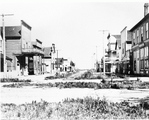 Moncton Street in Steveston in 1906.
