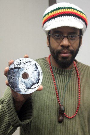 John Akpata is pictured with his spoken word CD titled "Breadcrumbs." He is doing shows in the Lower Mainland and on Vancouver Island throughout Black History Month. (Jacob Zinn photo) John Akpata is pictured with his spoken word CD titled "Breadcrumbs." He is doing shows in the Lower Mainland and on Vancouver Island throughout Black History Month.