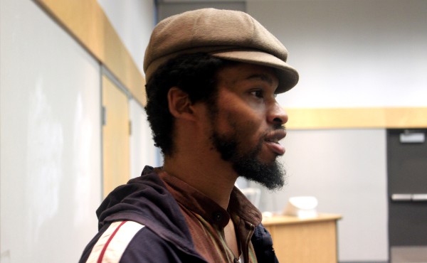Scruffmouth, whose name is derived from his facial hair, has done spoken word poetry since 2004. (Jacob Zinn photo) Scruffmouth, whose name is derived from his facial hair, has done spoken word poetry since 2004.