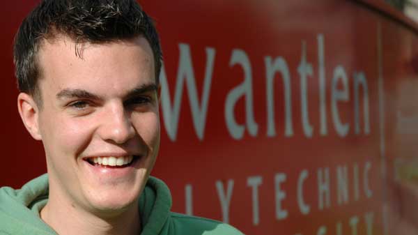 Tom Meijer, 21, is an exchange student from the Netherlands. (Photo by Paul Fleischanderl)