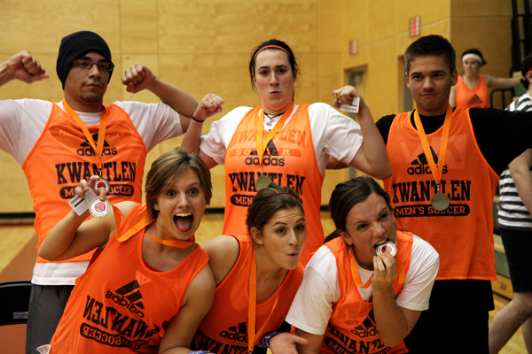 Team McCulloch shows off their medals