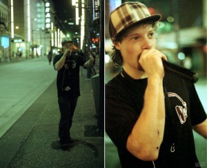 Busker Marc Stokes